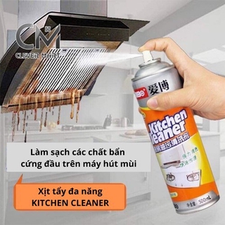 [ SIÊU HỘI KHUYẾN MÃI] Bình xịt bọt tuyết tẩy rửa siêu sạch mầu cam kitchen cleaner nhà bếp 500ml