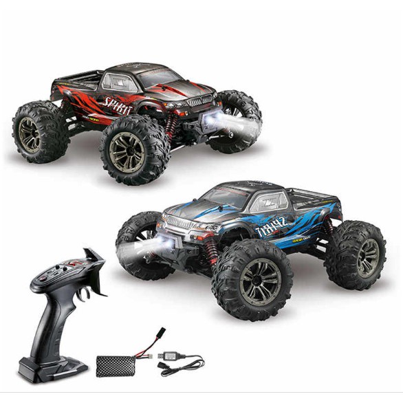 Mô hình xe Xinlehong Q901 điều khiển từ xa tốc độ cao 60km/h, chống nước, sóng 2.4Ghz, 2 cầu 4WD q901 oto địa hình drift