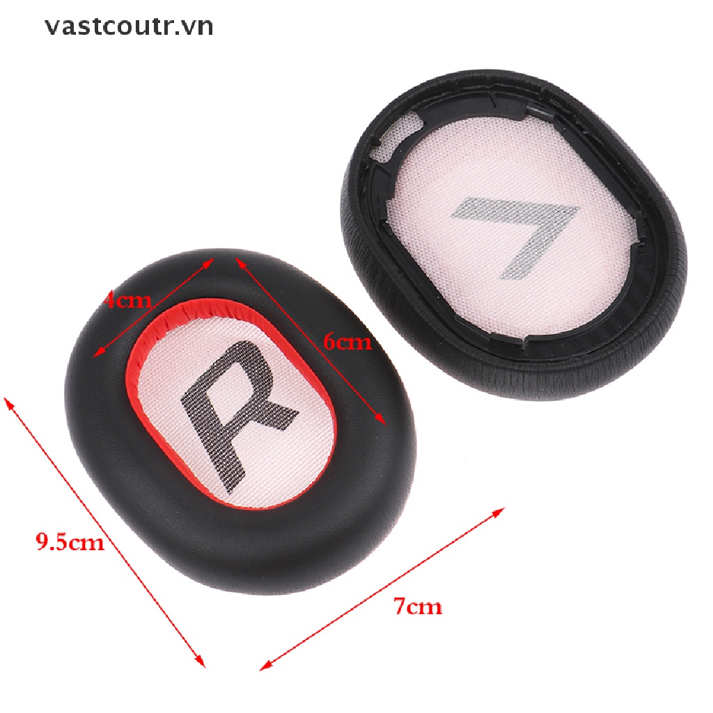 Set 2 Miếng Đệm Tai Nghe Mềm Cho Plantronics Backbeat Pro 2 SE Voyager 8200 UC