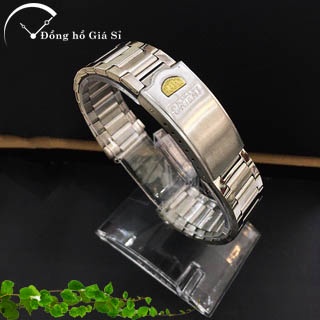 Dây đồng hồ kim loại lắp cho đồng hồ Orient, thép không gỉ cao cấp size 18mm