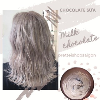 [kèm Trợ Nhuộm+Dưỡng] Kem Nhuộm Tóc Màu CHOCO SỮA - MILK CHOCOLATE
