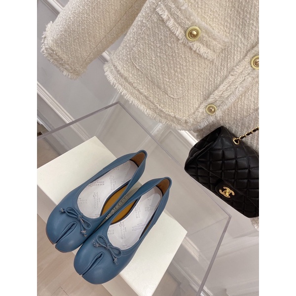 Giày búp bê xẻ mũi mẫu mới độc đáo có gót thương hương hiệu Maison Margiela MM6 cao cấp nhiều màu