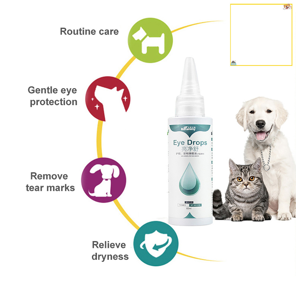 DROPS (Hàng Mới Về) Dung Dịch Làm Sạch Vùng Da Mắt An Toàn Cho Thú Cưng