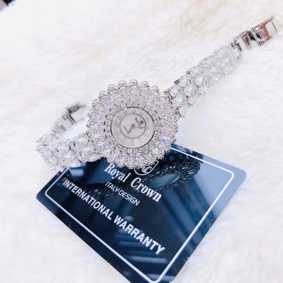 Đồng Hồ Nữ Chính Hãng Dây Kim Loại Royal Crown 6804 Chống Nước Chống Xước | BigBuy360 - bigbuy360.vn