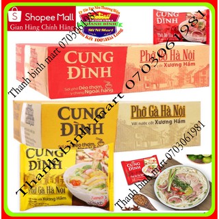 Thùng phở Cung đình Bò & Gà Hà Nội  30gói x68g