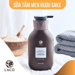 Sữa tắm trắng da nước hoa hương men rượu sake dưỡng ẩm mềm mịn, chống khô da 290gr - LC013
