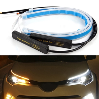 Bộ 2 dây đèn LED chạy ban ngày siêu mỏng DRL cho xe hơi