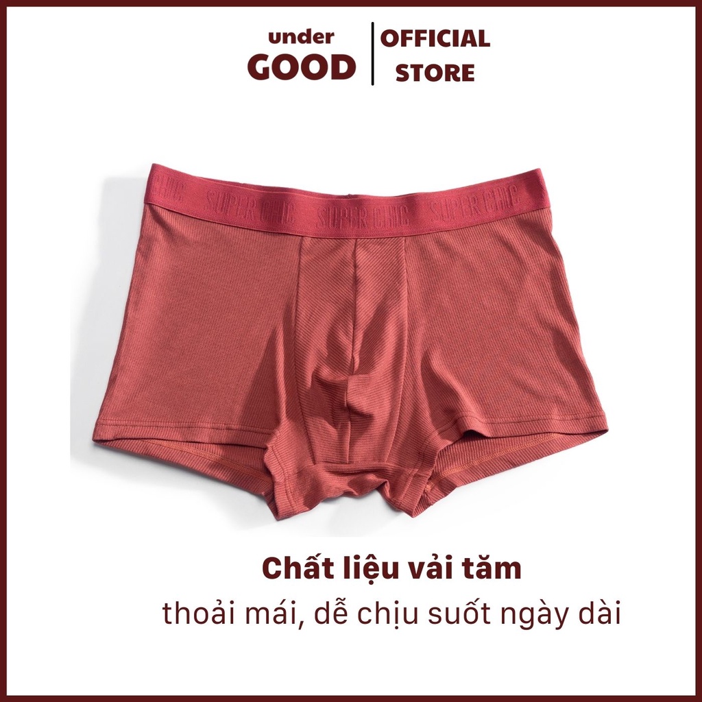Quần lót nam mùa hè Manzi, Quần boxer/ sịp đùi thoáng khí, mềm mịn, màu sắc thời trang/ UnderGOOD
