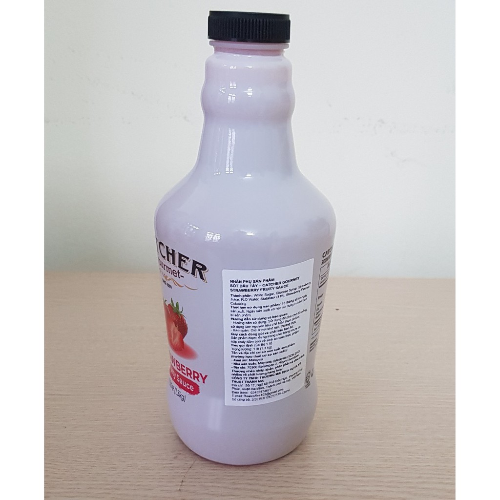 Sốt Dâu Tây - Catcher Gourmet Strawbery fruity sauce