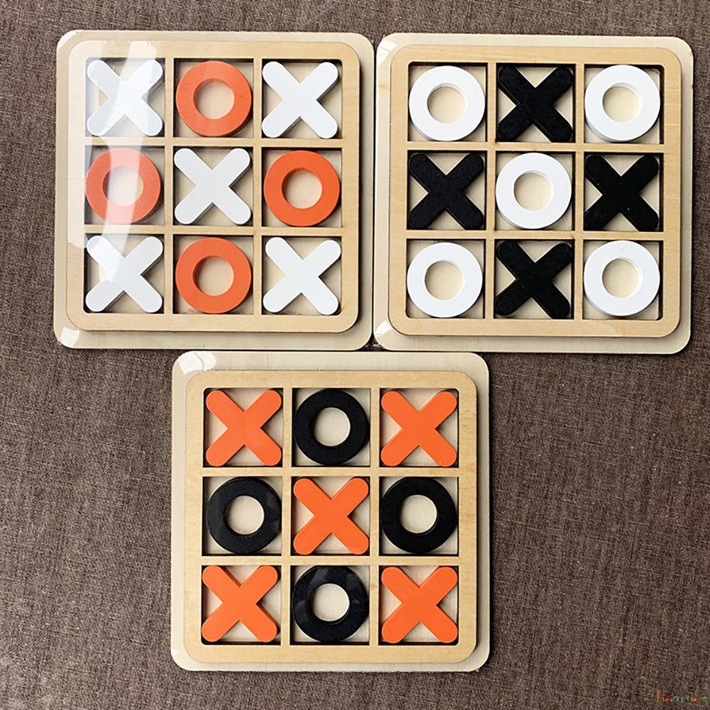 Bằng gỗ Ba-liên kết Tic-tac-Toe cờ vua trẻ em của giáo dục sớm câu đố vui chơi giải trí giải trí trận Hội Đồng Quản trị trò chơi xây dựng các khối đồ chơi☼