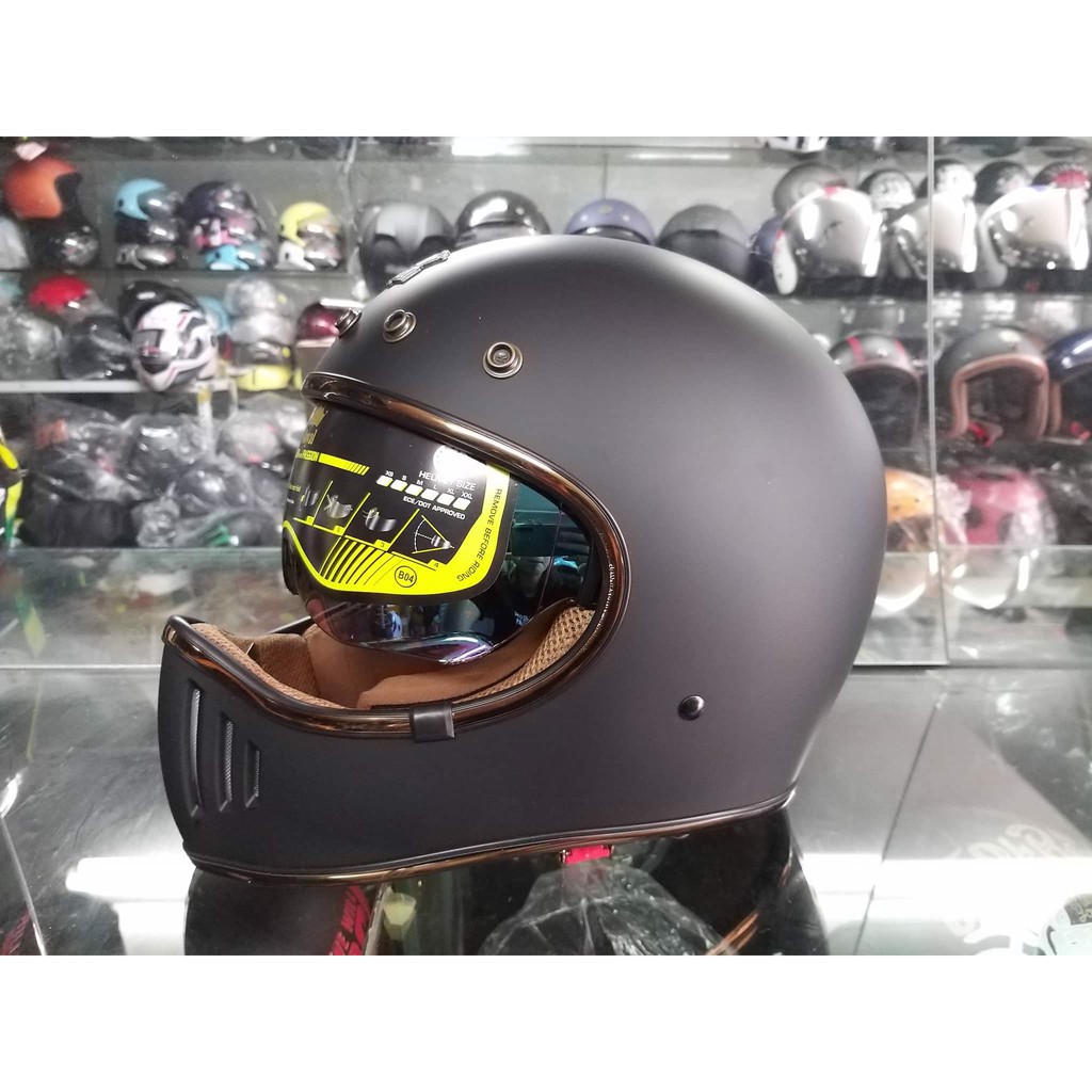 Mũ bảo hiểm Fullface kính âm Royal M141K Đen Nhám