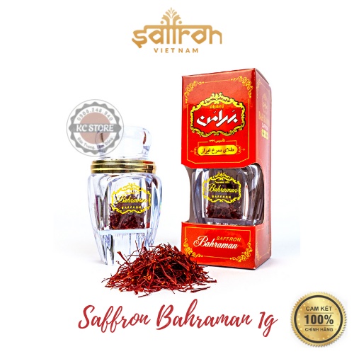 [Bảo Hành] [Chính hãng] 1gr Nhụy hoa Nghệ tây Bahraman nhập khẩu từ Iran