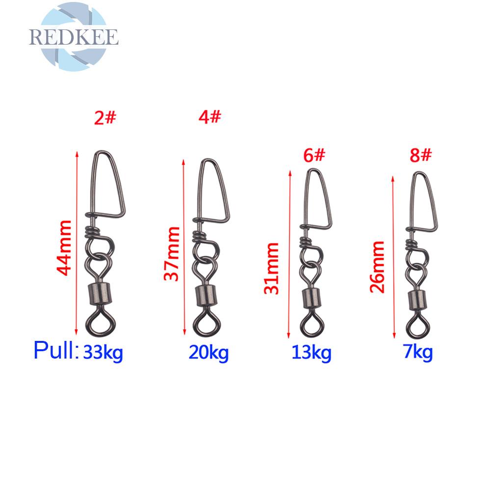 Set 20 Móc Khóa Câu Cá Bằng Thép Không Gỉ