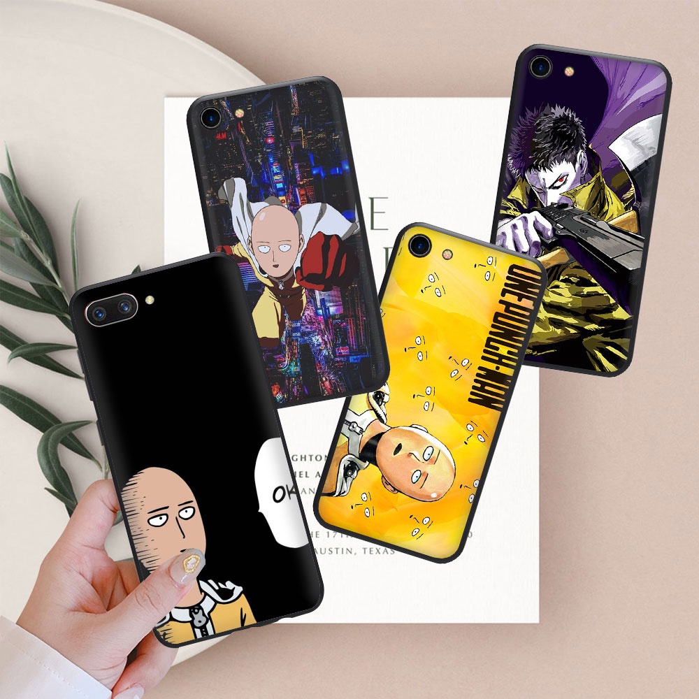 Ốp Điện Thoại Silicon Mềm Hình One-Punch Man K38 Cho OPPO A12 A12S A12E A92S A32 A53 A73 2020 A93 F17 Pro