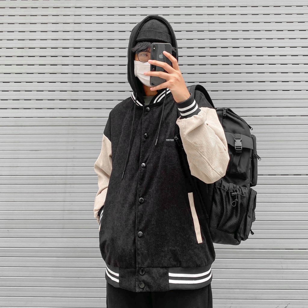 ÁO KHOÁC FF OVERSIZE HOODIE VARSITY