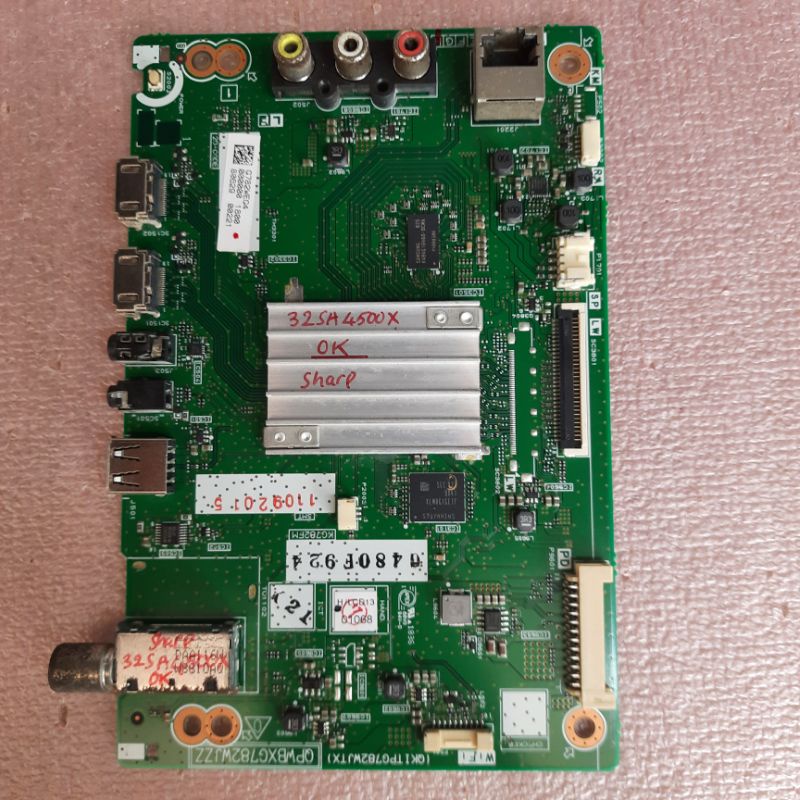 Bo mạch tivi sharp 32SA4500X 32SA4500,bo xử lý,bo khiển,nguồn,main chính,chủ,bo wi-fi