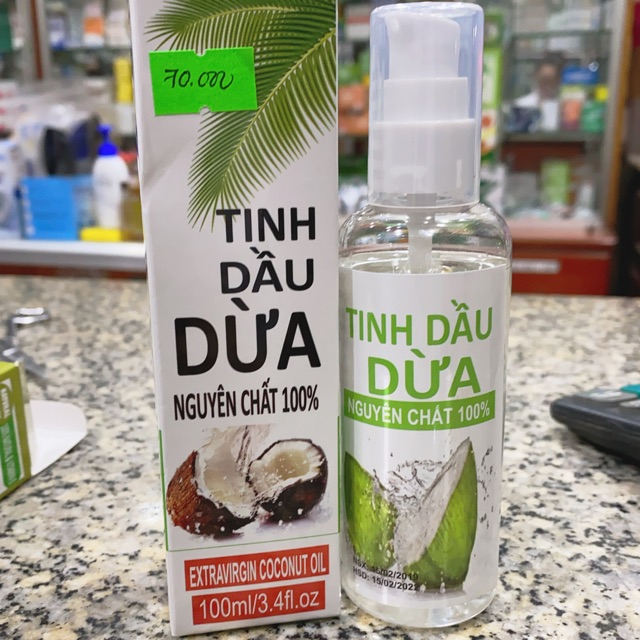 Tinh dầu dừa nguyên chất 100ml
