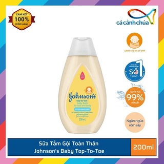 Sữa tắm gội toàn thân Johnson's top to toe 200ml