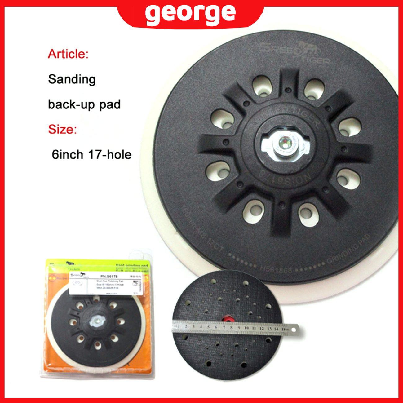 Tấm Chà Nhám Mềm 6 Inch 17 Lỗ Chuyên Dụng Cho Máy Mài | BigBuy360 - bigbuy360.vn