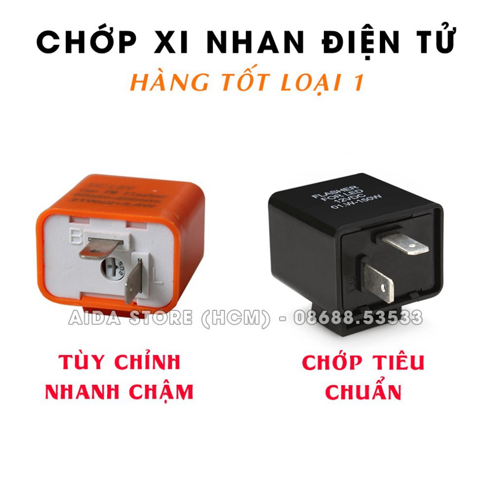 [G01] LED Flasher Relay - Chớp xi nhan điện tử cho xe máy S033