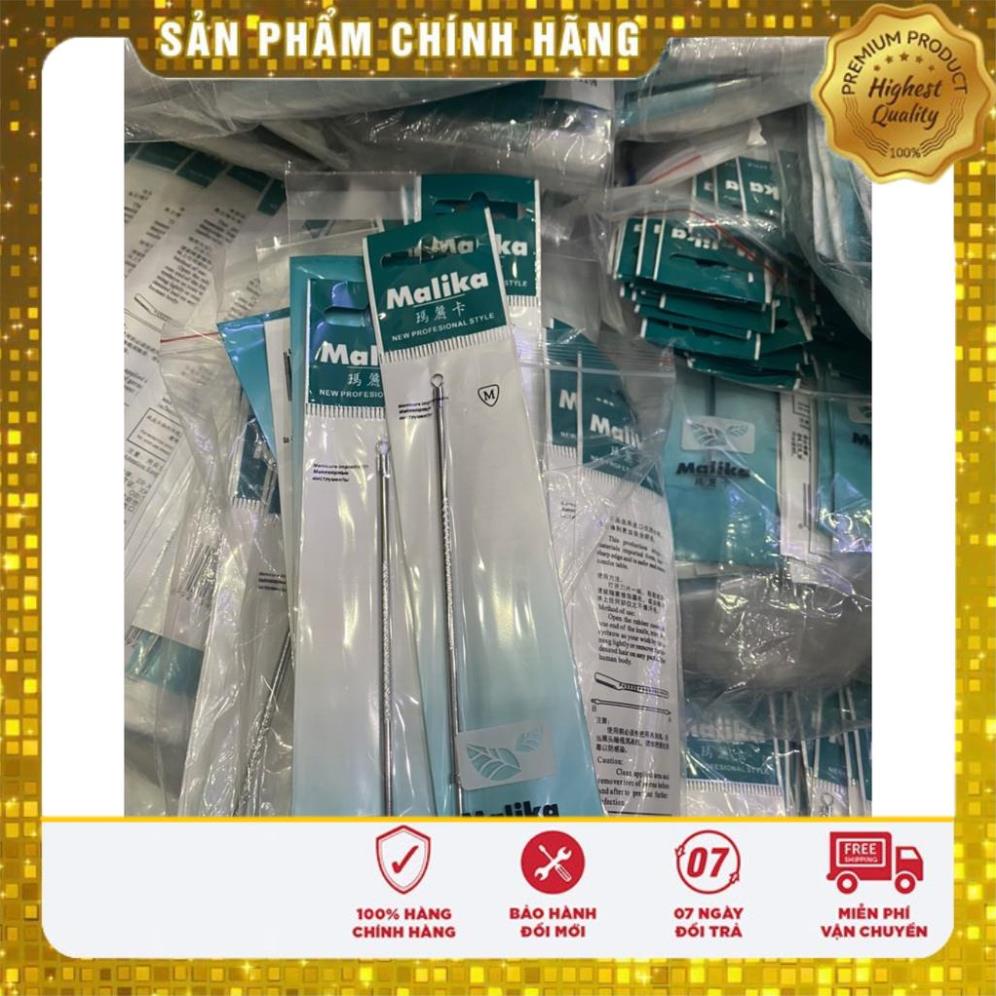 Que Nặn Mụn Malika Cao Cấp - Thép Không Gỉ