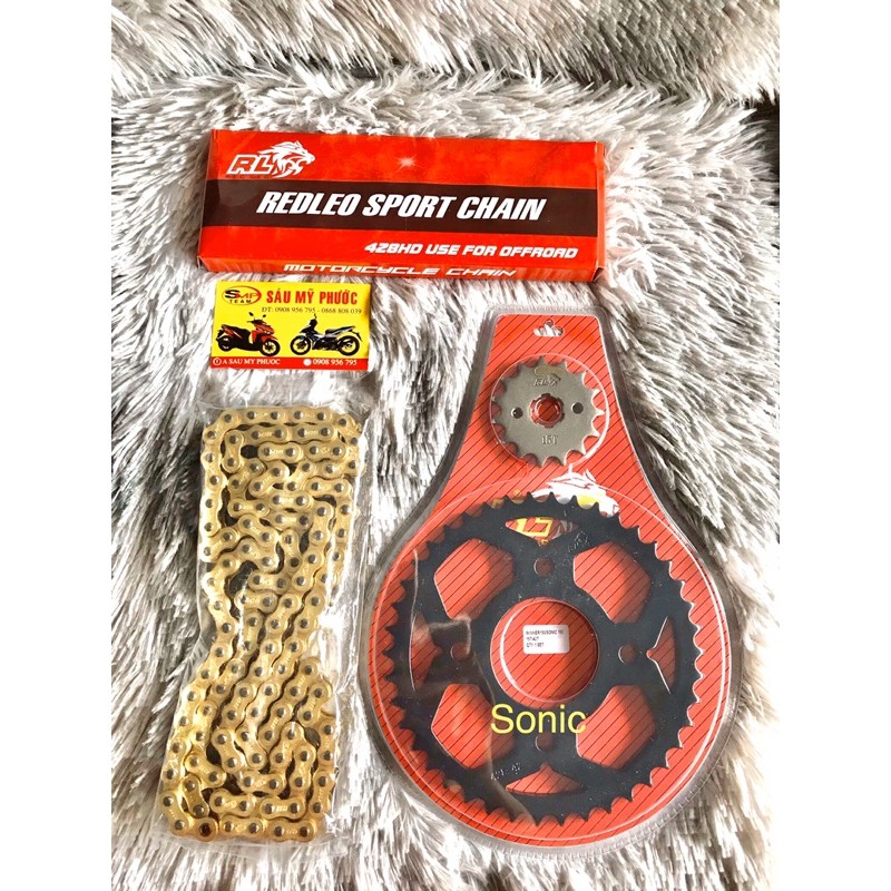 Nhông sên dĩa NSD REDLEO Winner, Sonic, Ex150 , Ex135 sên nhông dĩa Redleo