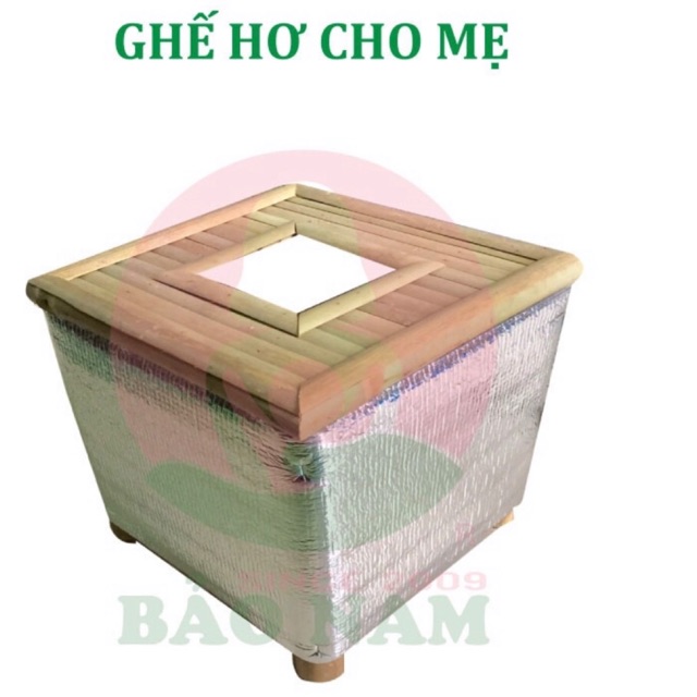 Ghế xông vùng kín ( bọc cách nhiệt + tặng đệm ngồi )