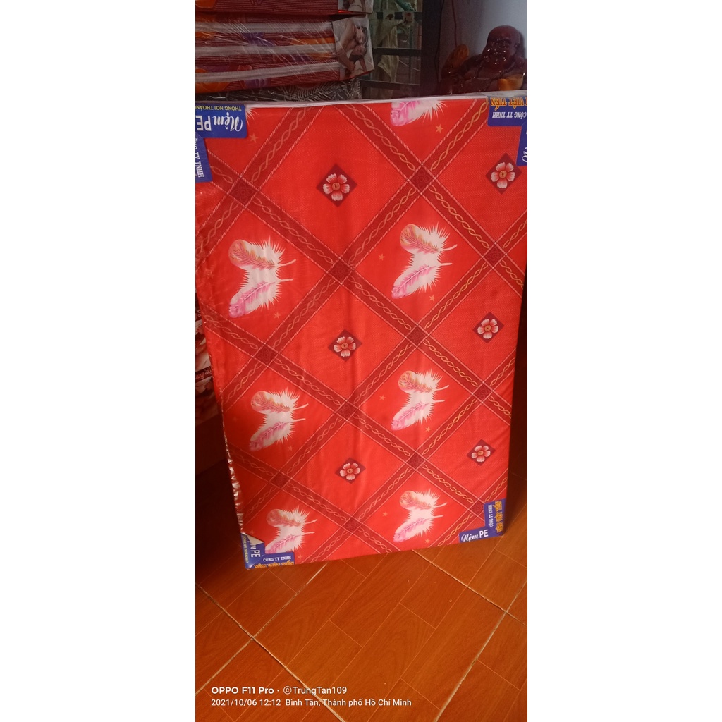 Nệm PE Gấp 3 1m x 2m x 3cm 1 người nằm - ký túc xá - nhà trọ sinh viên