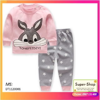 [XẢ HÀNG] Bộ quần áo trẻ em Super-Shop - Hàn Quốc version. Chất cotton siêu đẹp, siêu cute giá rẻ