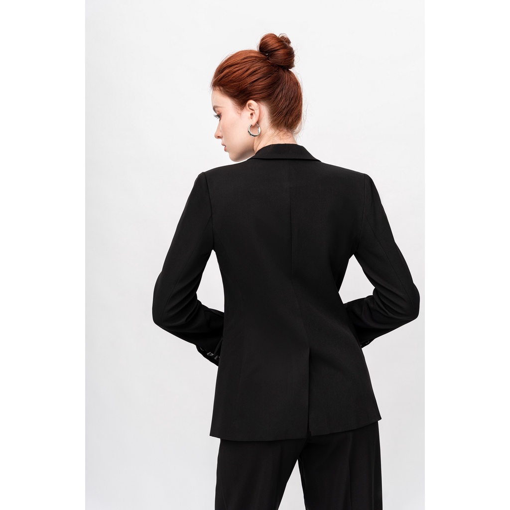 Blazer slimfit, áo Suit 1 Khuy Dài Tay