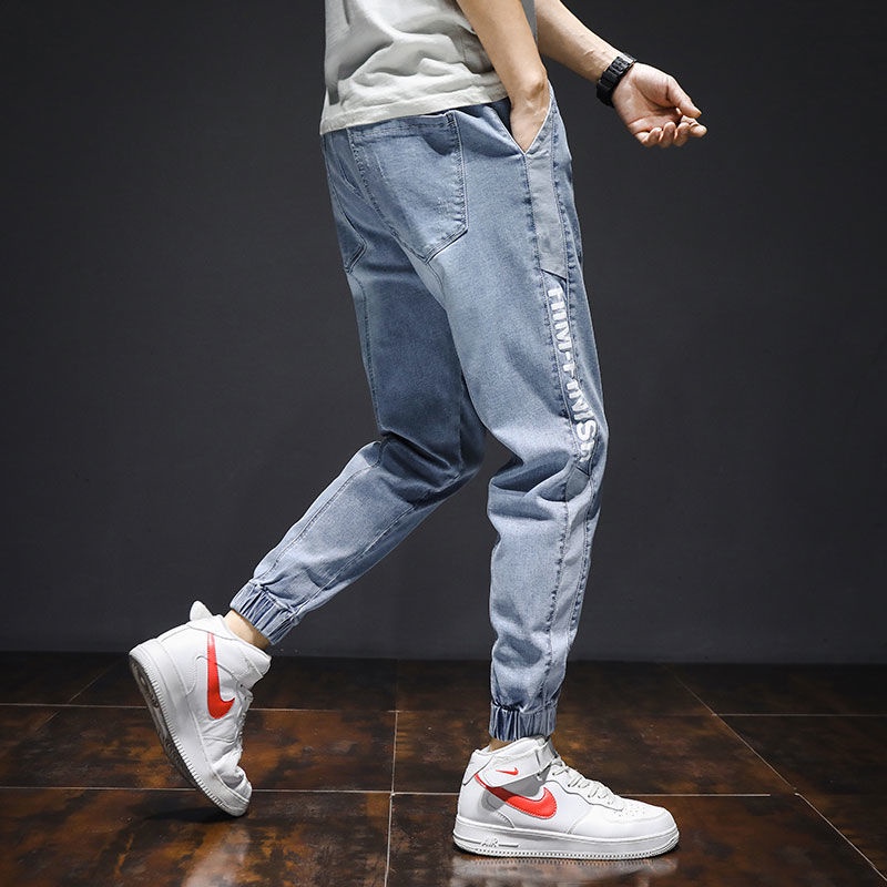 Quần Jean Dài Dáng Ôm Thiết Kế Giản Dị Phong Cách Hàn Quốc Dành Cho Nam