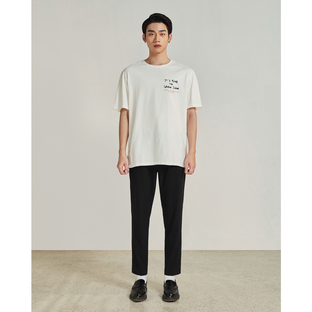 Áo phông nam cotton Highway  Grow Slow