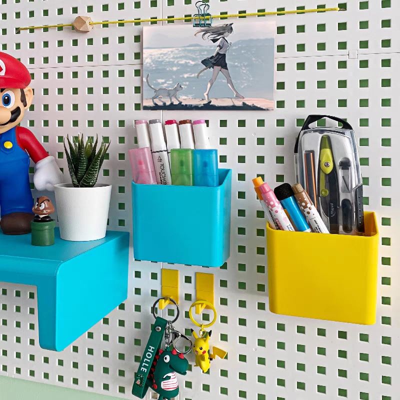 Hộp phụ kiện 2 ngăn gắn bảng treo tường pegboard