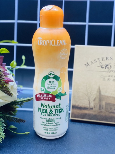 SỮA TẮM TRỊ VE RẬN CHO CHÓ MÈO - SỮA TẮM TRỊ VE TROPICLEAN