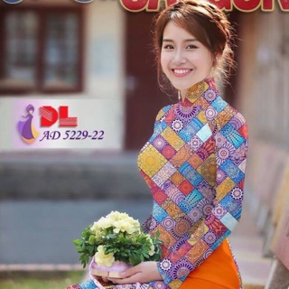 Vải áo dài lụa nhật. 250k/áo; 350k/bộ
