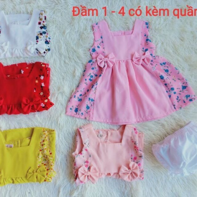 Combo đầm cho bé gái