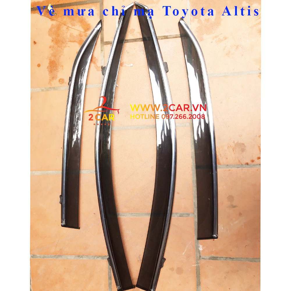 Vè che mưa Toyota Altis chỉ mạ crom 2010-2020