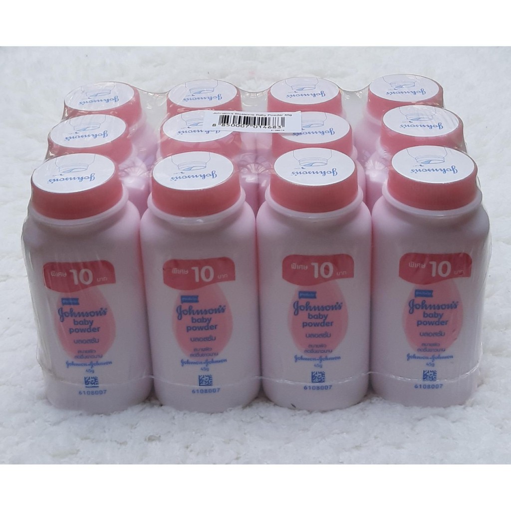 Phấn Thơm Baby Johnson chống ẩm ướt, rơm sả, bị hăm Thái Lan 180g