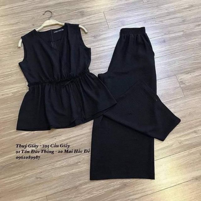 Sét đũi quần ống suông
