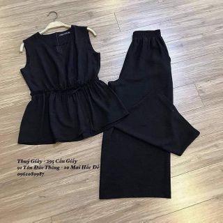 Sét đũi quần ống suông