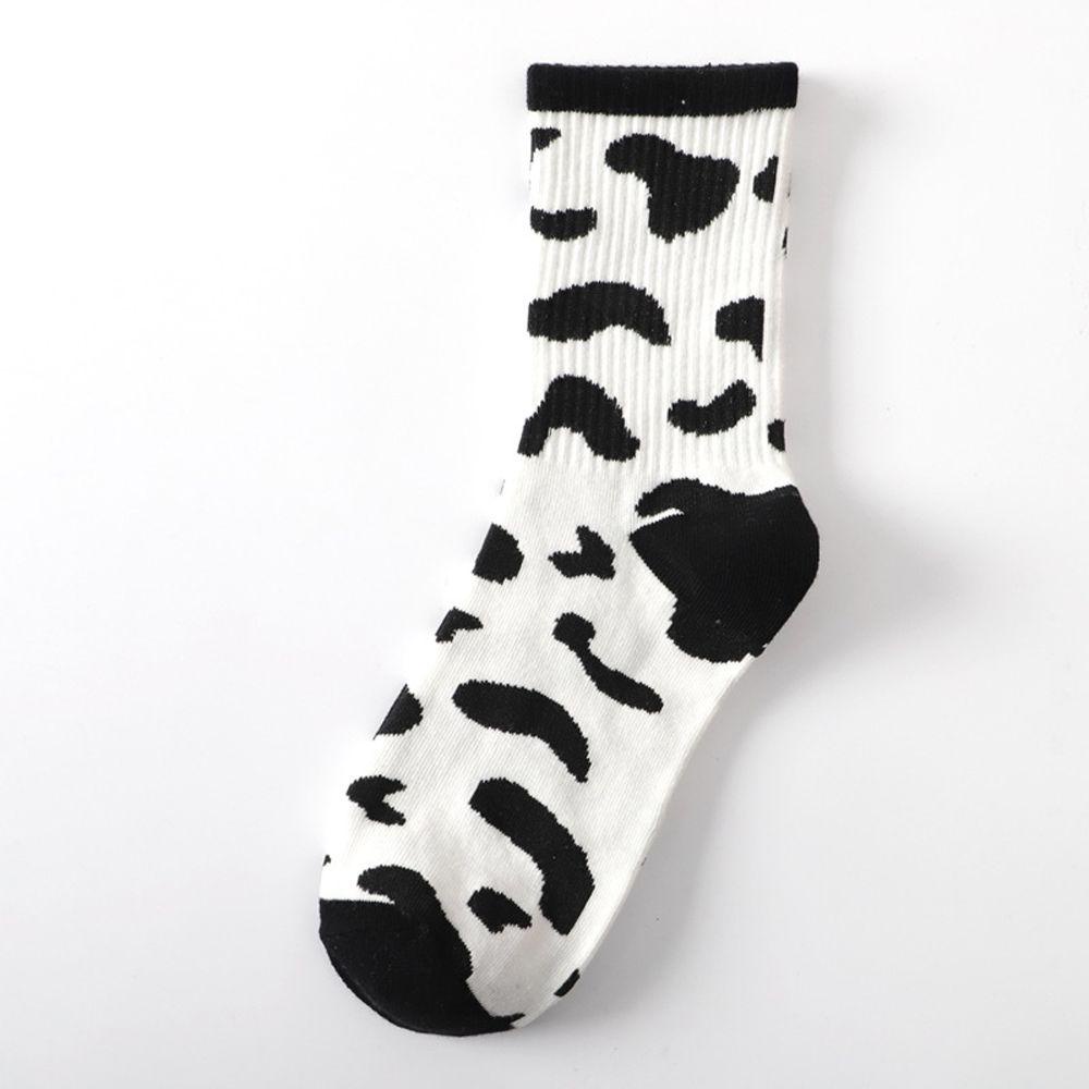 Vớ Nữ VANES1 Họa Tiết Bò Sữa Chấm Bi Thời Trang