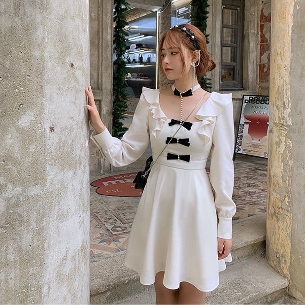 Đầm nữ kiểu sơ mi dáng xòe Emilyshop