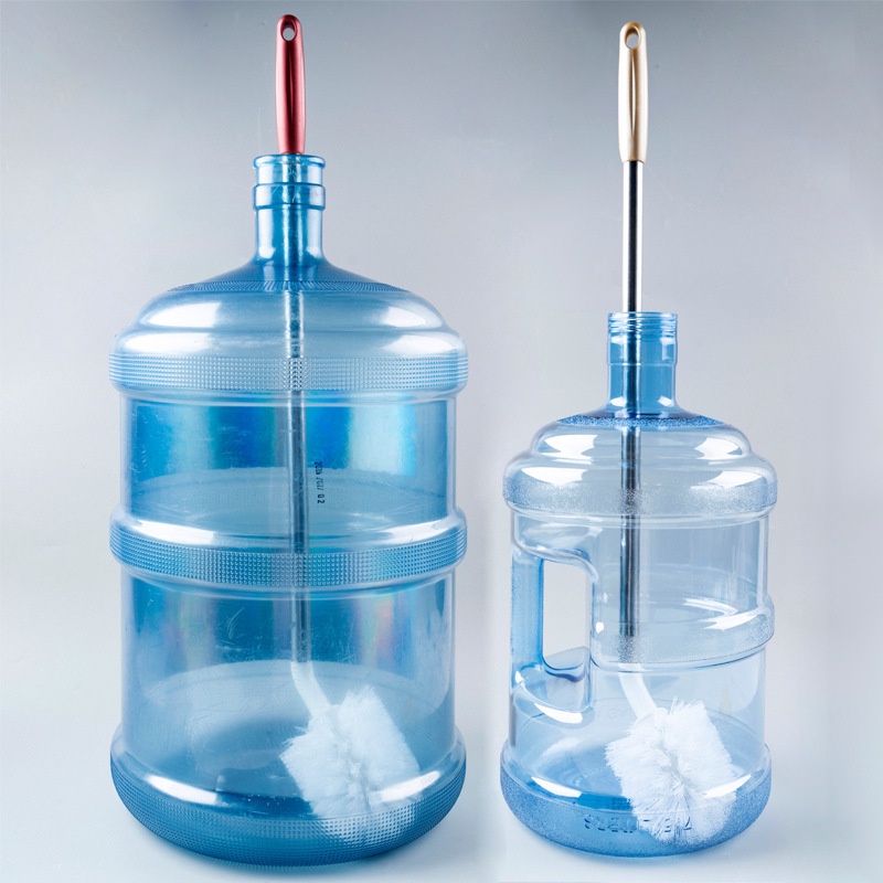 Cọ Vệ Sinh Bình Nước Cán Dài Xoay 360 Độ Màu Sắc Ngẫu Nhiên