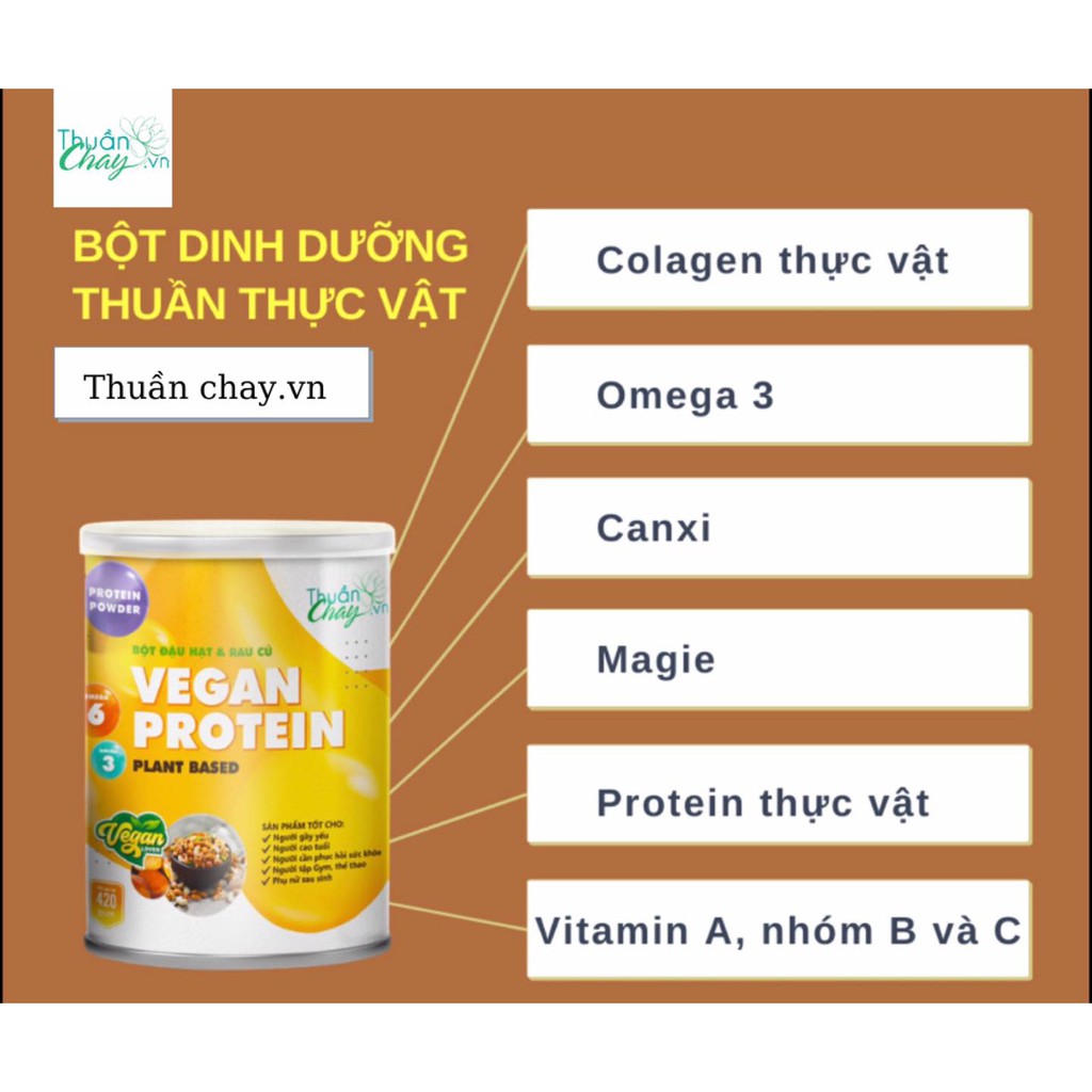 Ngũ Cốc Dinh Dưỡng, Sữa Hạt Vegan Protein Từ 18 Loại Đậu Hạt và Rau Củ