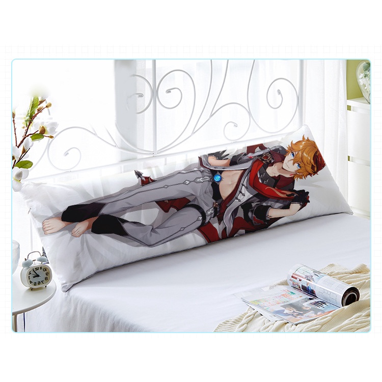 Vỏ Gối Dài In Hình Dakimakura Game Genshin Impact Tartaglia Cos