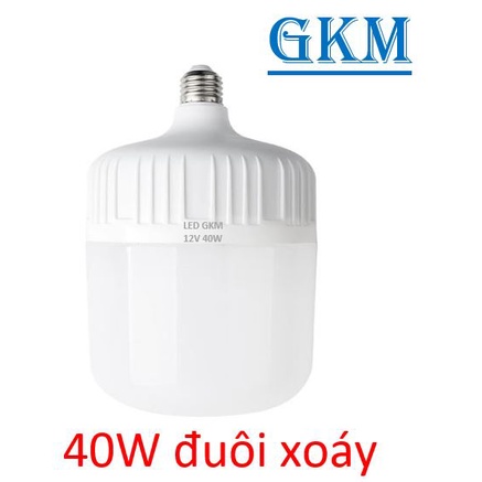 Bóng đèn led DC 12V và AC/DC 12V~85V, công suất 20W 30W 40W 50W siêu sáng, loại đuôi xoáy và loại dây kẹp 3 mét