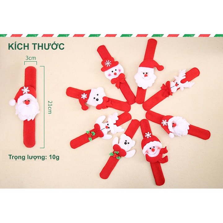 Mũ ông già Noel- Bờm Giáng Sinh cho bé gái cài tóc - Kính - Đồng hồ Noel siêu Cute cho bé !