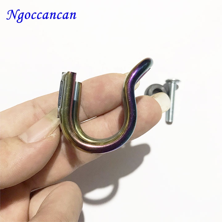 Móc treo đồ titan inox 7 màu lắp các dòng xe máy