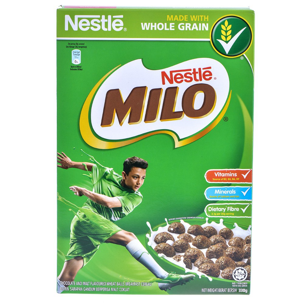 BÁNH ĂN SÁNG/ NGŨ CỐC ĂN SÁNG NESTLE MILO 330G