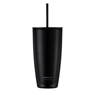 Ly nhựa 2 lớp LocknLock kèm ống hút HAP507 750ml